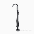 Filler Matte Black Floor Standing Bath Faucet